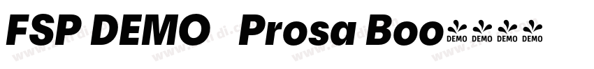 FSP DEMO   Prosa Boo字体转换